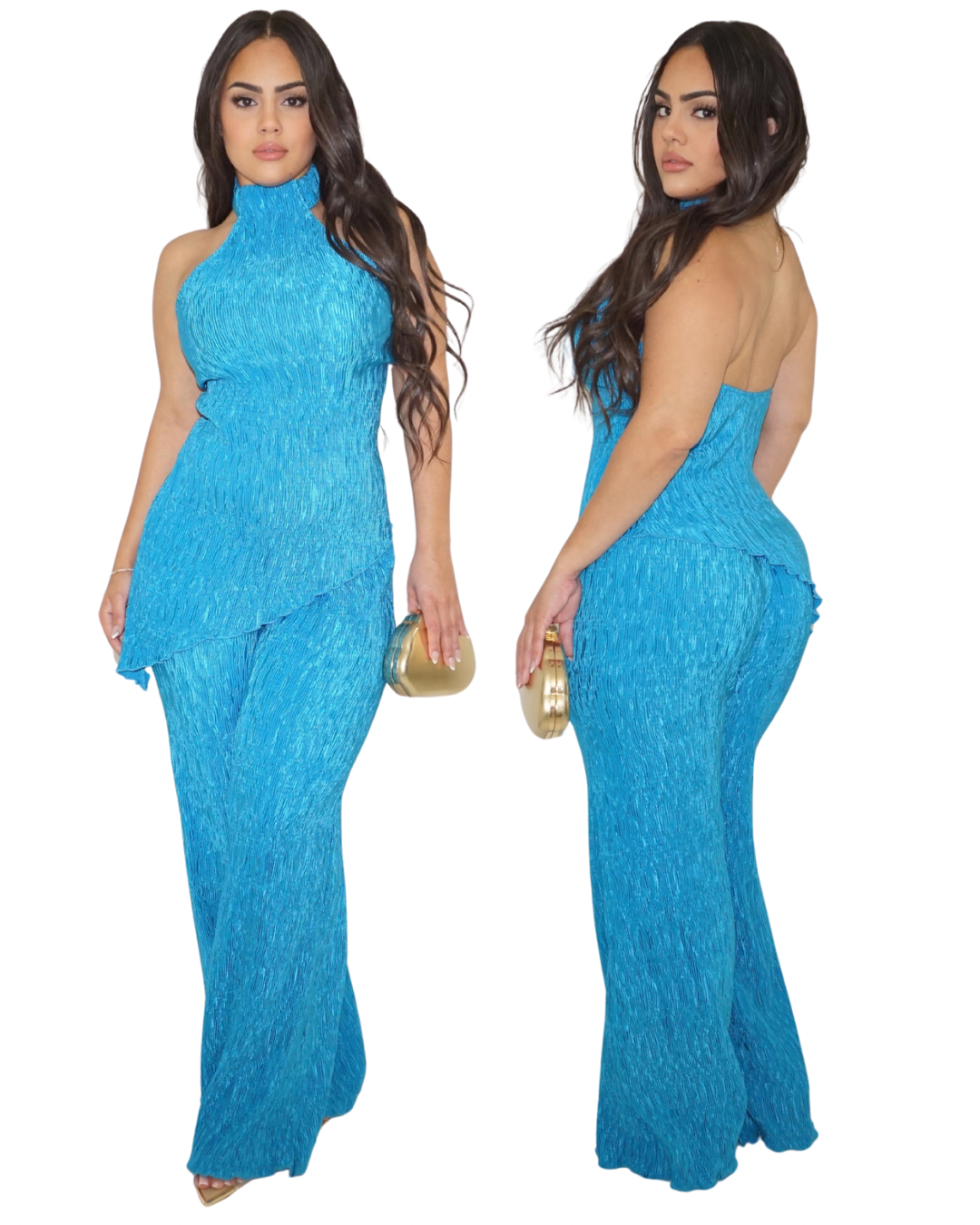 Blue Lagoon Pants Set